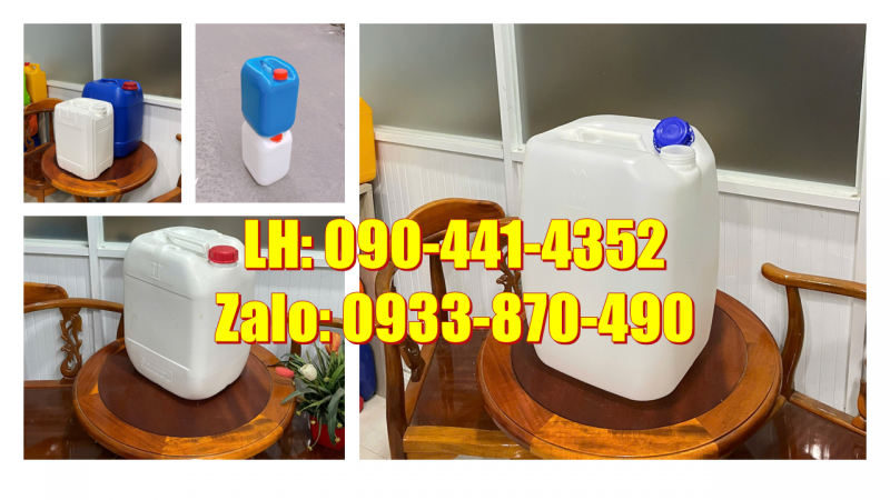 Can nhựa 24 lít đựng kiềm, can nhựa 25 lít đựng sút, can nhựa 30 lít đựng dung dịch tẩy rửa sét