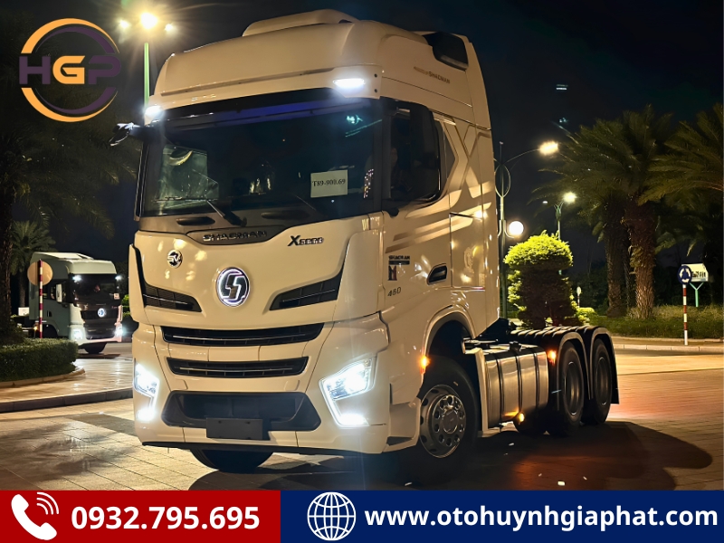 XE ĐẦU KÉO SHACMAN X6000 460HP ĐỘNG CƠ CUMMINS
