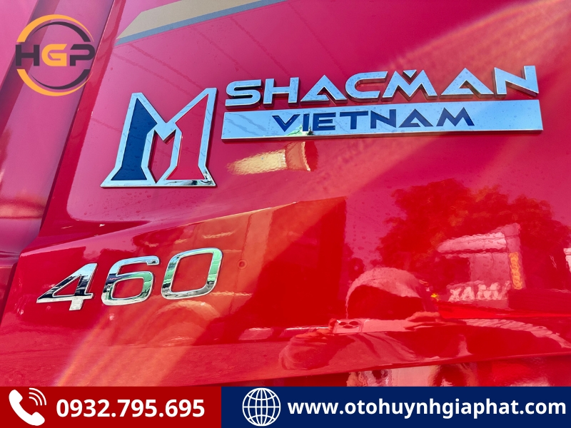 XE ĐẦU KÉO SHACMAN X6000 460HP ĐỘNG CƠ CUMMINS