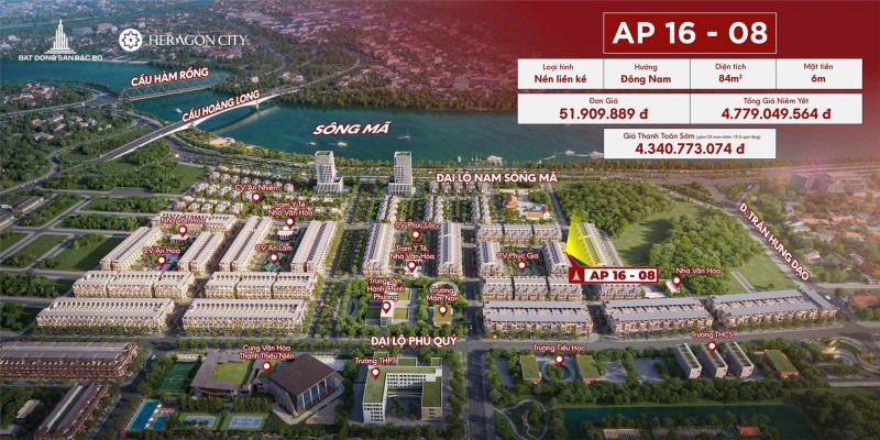 HERAGON CITY – NAM NGẠN. GIÁ ĐỢT 1. ĐẤT NỘI ĐÔ CUỐI CÙNG.