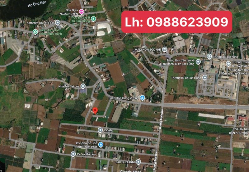 Bán 131m2 đất tổ 34 Liên Nghĩa Đức Trọng Lâm Đồng 1,5 tỷ