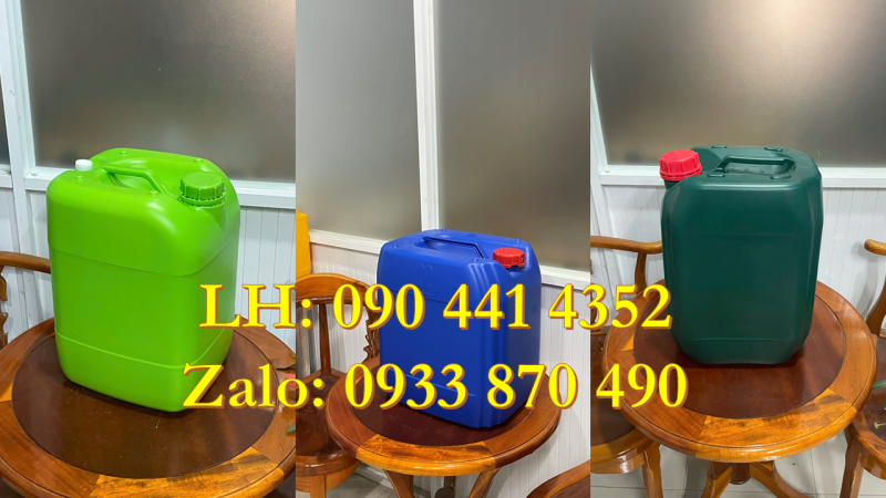 Can nhựa 20 lít đựng dầu ăn, can nhựa 10 lít đựng nước đường 
