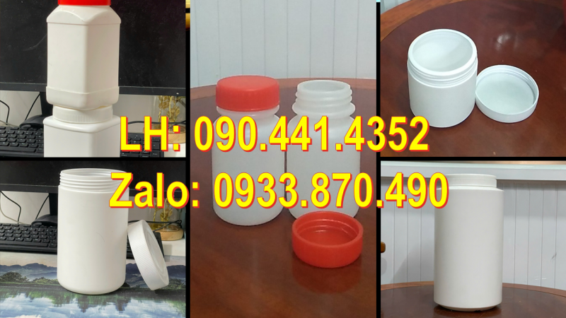 Hủ nhựa 500g đựng mứt hoa quả, hủ nhựa 1000g đựng hóa chất, hủ nhựa 2000g đựng màu nước 