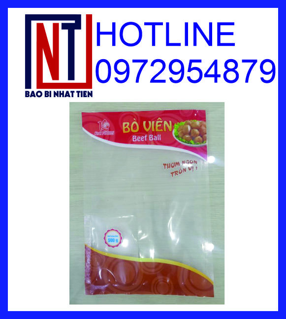 Túi PA/PE có in, in túi hút chân không PA/PE đựng thực phẩm