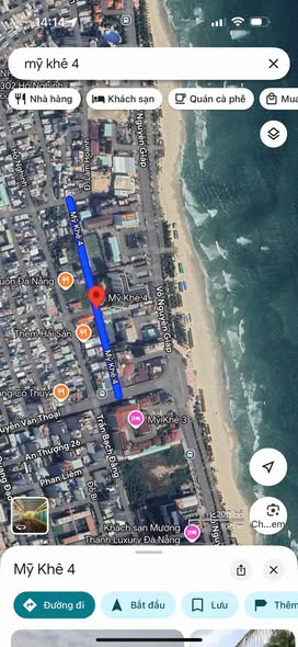 ĐẤT MỸ KHÊ 4 , 340M2, SÁT BIỂN MỸ KHÊ, THÍCH HỢP XÂY LƯU TRÚ. LH 0905233234