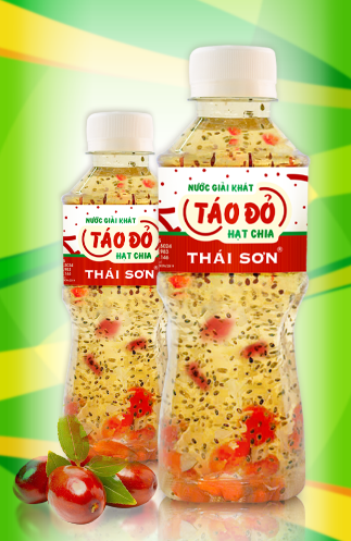 Táo Đỏ Hạt Chia Thái Sơn - Thức uống thanh mát cho cả ngày dài