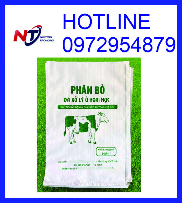 Cung cấp bao PP đựng phân gà in ấn theo yêu cầu
