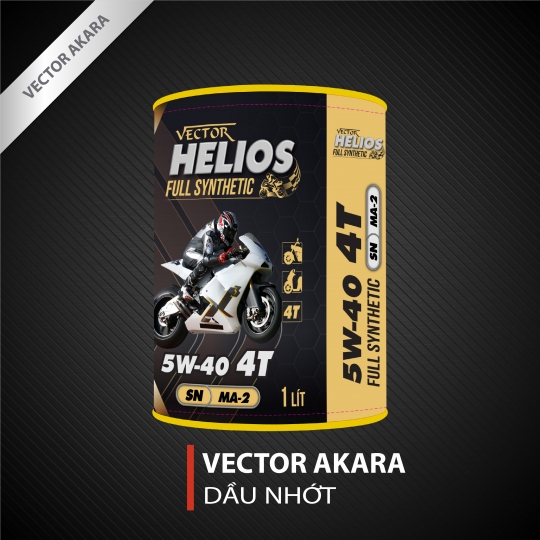 VECTOR HELIOS 5W40 dành cho xe PKL, xe côn tay giá tốt toàn quốc