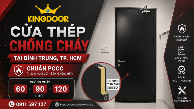 Cửa Thép Chống Cháy Tại Bình Trưng, TP. HCM | Chuẩn PCCC