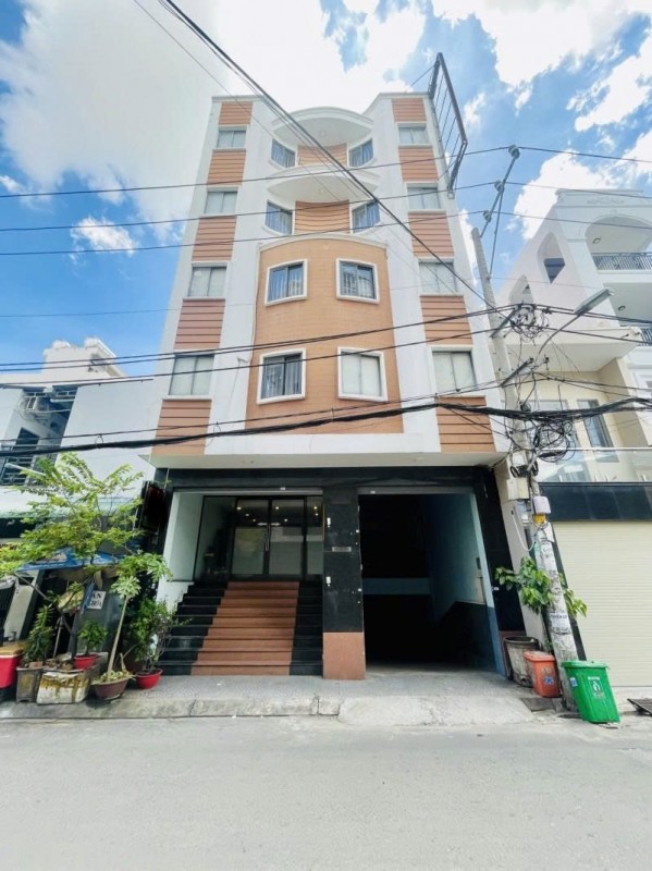 Bán nhà Mặt tiền hẻm 10m Lê Văn Quới, gần Phan Anh, 8x20m, 7 Tầng, 16 PN, chỉ  27,8 Tỷ.