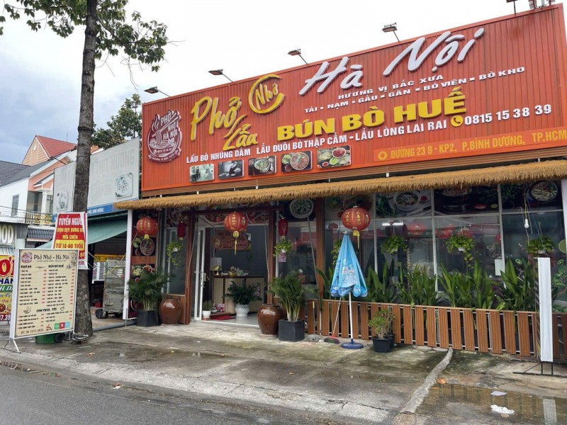 Bình Dương ! SANG RẺ QUÁN PHỞ – QUÁN BÚN BÒ , SANG CHỈ : 329 tr ( Đầu tư 600 tr ) Liên hệ: