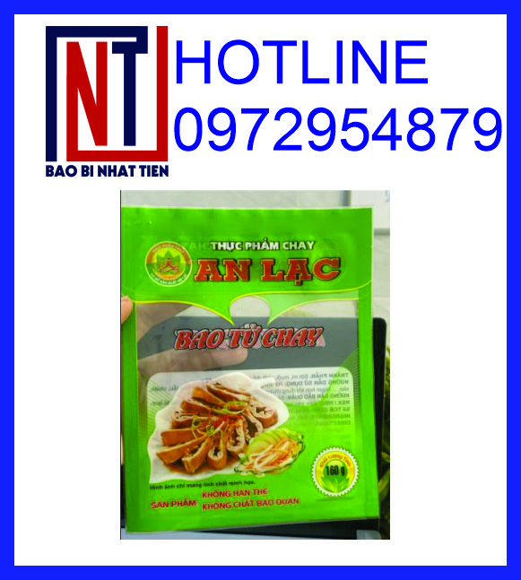 Sản xuất bao bì đựng chả lụa, chả cá, chả mực hút chân không