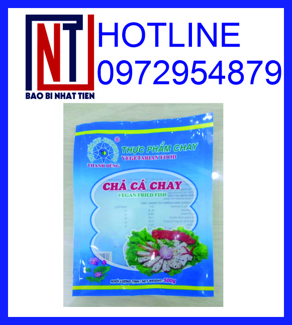 Sản xuất bao bì đựng chả lụa, chả cá, chả mực hút chân không