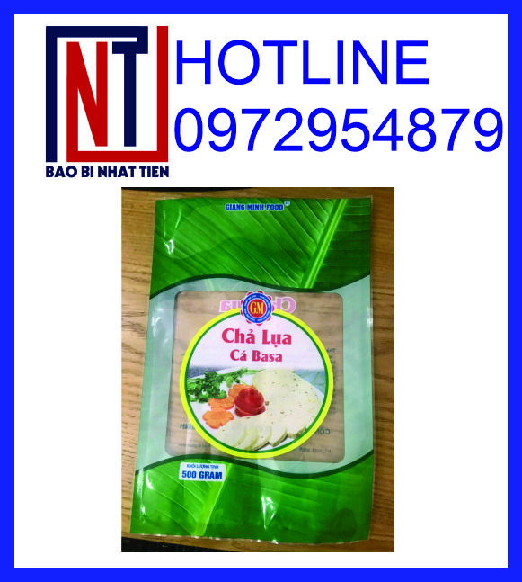 Sản xuất bao bì đựng chả lụa, chả cá, chả mực hút chân không