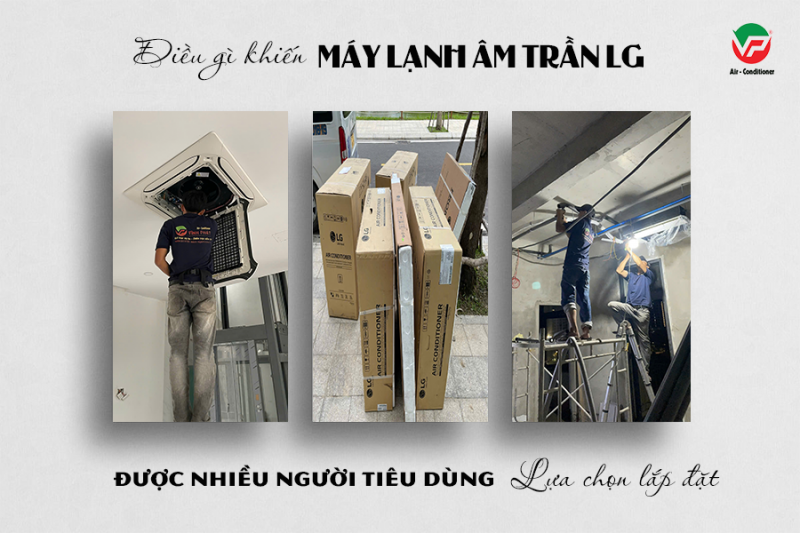 Thầu trọn gói cho công trình Máy lạnh âm trần LG 4HP cho Studio với giá sỉ – giá lẻ – giá rẻ nhất 