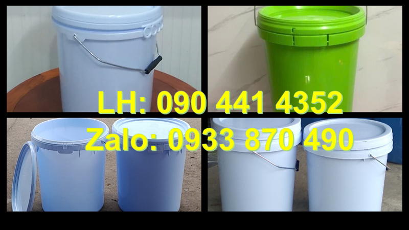 Thùng sơn 18 lít nắp xé, vỏ thùng đựng sơn 20 lít nắp garenti, thùng sơn 22 lít nắp đóng 