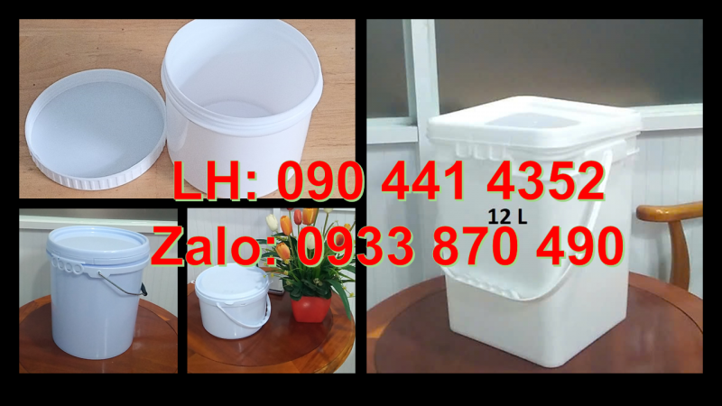Thùng sơn 18 lít nắp xé, vỏ thùng đựng sơn 20 lít nắp garenti, thùng sơn 22 lít nắp đóng 