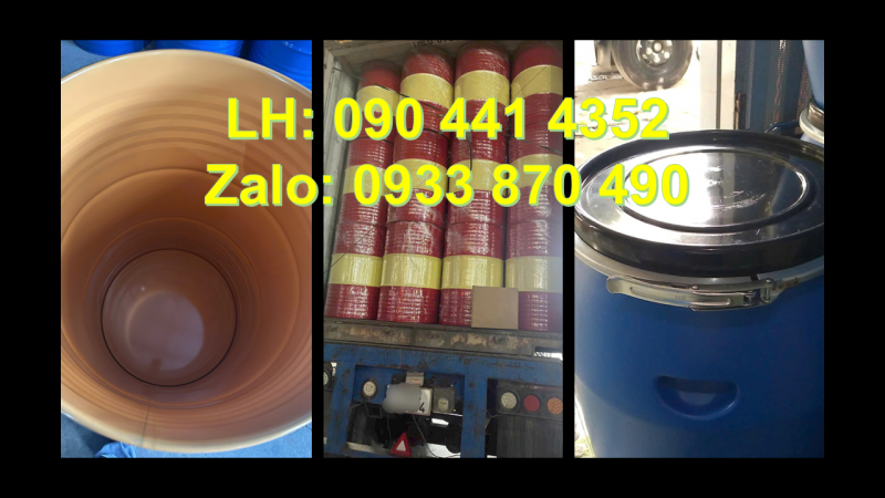 Thùng phuy nhựa 120 lít đựng cồn, thùng phuy nhựa 160 lít đựng axit đậm đặc 