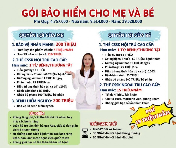 Gói bảo hiểm Dai-ichi Life cho mẹ và bé – Lựa chọn an tâm cho gia đình trẻ