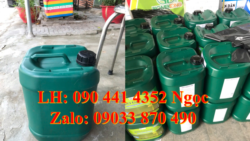 Thùng nhựa 24 lít đựng vi sinh, can chứa xăng dầu 25 lít, can nhựa 30 lít đựng gel
