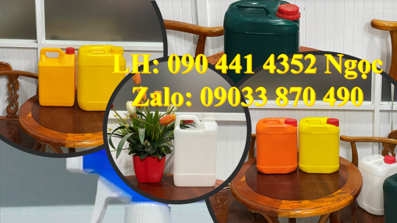 SX can nhựa 1 lít, can nhựa đựng 2 lít hóa chất, can nhựa 5 lít đựng thuốc thử nghiệm động vật 