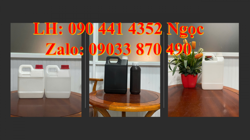 SX can nhựa 1 lít, can nhựa đựng 2 lít hóa chất, can nhựa 5 lít đựng thuốc thử nghiệm động vật 