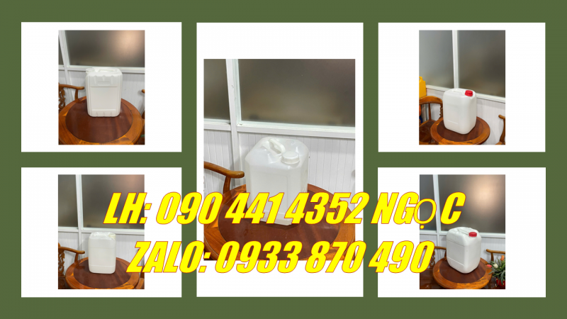 Can nhựa 22 lít đựng chất thải nhà máy, can nhựa 24 lít đựng chất thải lây nhiễm 