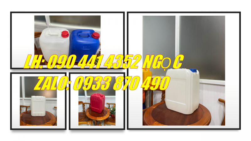 Can nhựa 22 lít đựng chất thải nhà máy, can nhựa 24 lít đựng chất thải lây nhiễm 