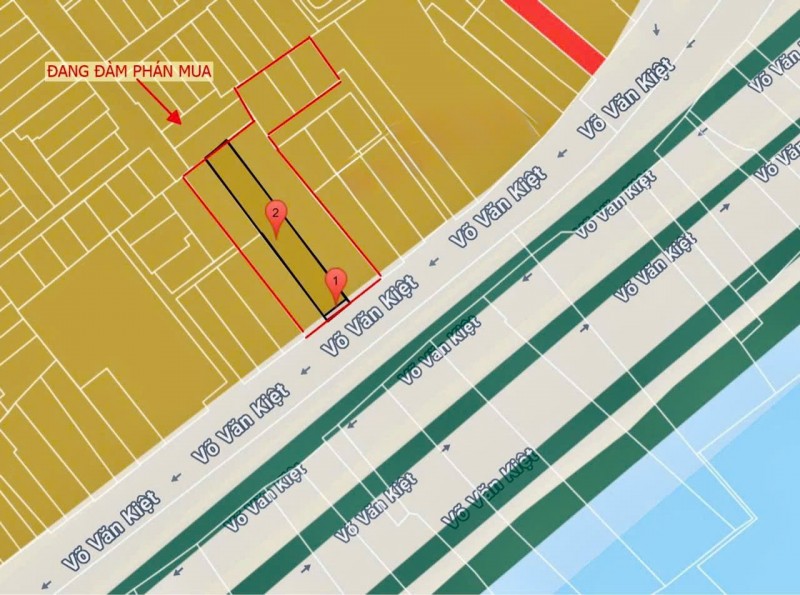 QUẬN 1: CHÍNH CHỦ 0938676685 BÁN QUỸ ĐẤT KHAN HIẾM ĐẠI LỘ VÕ VĂN KIỆT, P.CẦU ÔNG LÃNH- NGANG