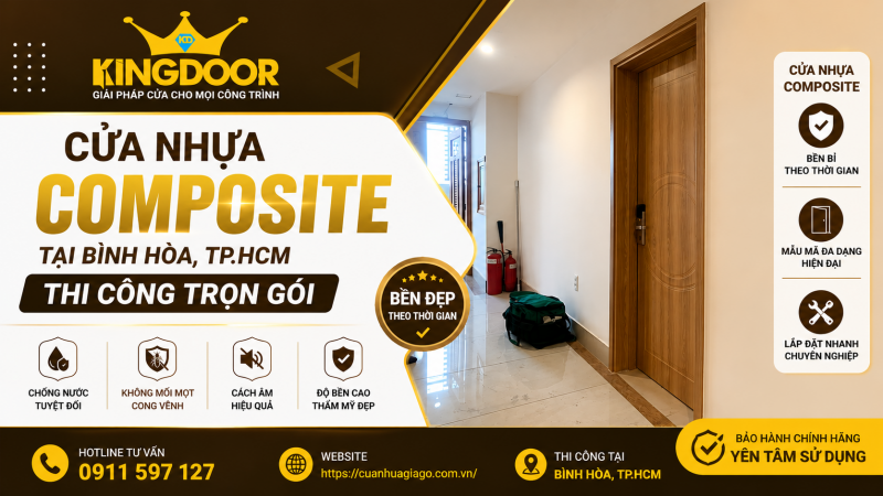 Cửa Nhựa Composite Tại Bình Hòa, TP.HCM | Thi Công Trọn Gói