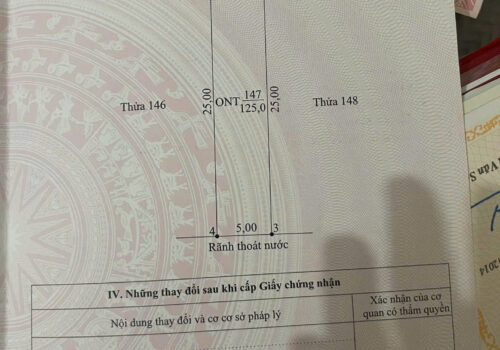 Chính chủ cần bán lô đất cạnh trường Tiểu học Đại Hoàng (xã Gia Trung cũ), Xã Đại Hoàng, Ninh Bình
