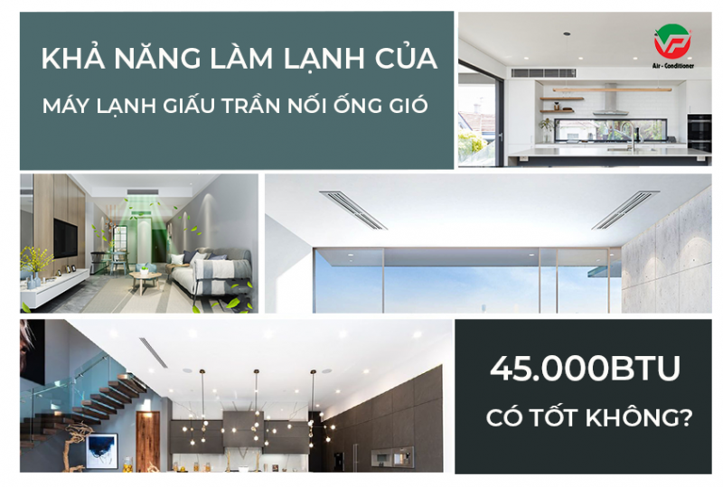 Điều hòa giấu trần công suất lạnh 5 ngựa sử dụng công nghệ tiên tiến nhất