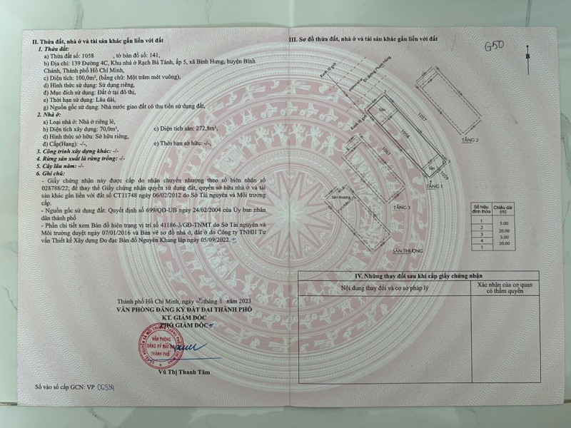 HOT HOT – CHÍNH CHỦ CẦN BÁN NHÀ KDC ĐẠI PHÚC GREEN VILLAS, X. Bình Hưng, H. Bình Chánh, TP. Hồ Chí