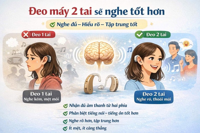 Bạn có từng nghĩ “Đeo 1 tai là đủ rồi” “Đeo 2 bên nhìn kỳ lắm, ngại