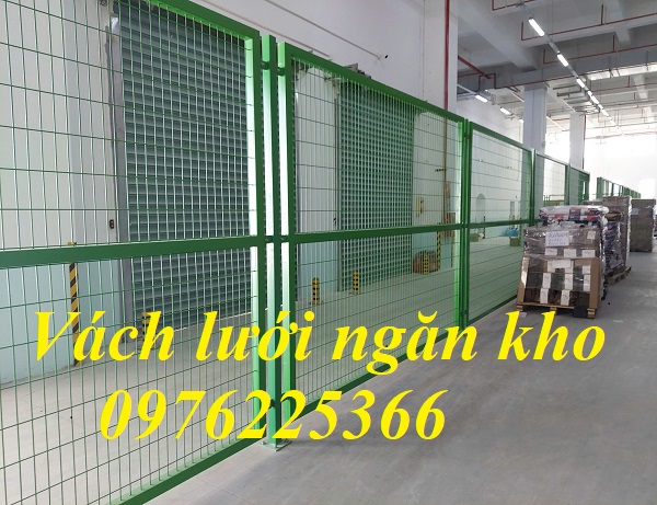 Vách ngăn lưới thép, vách lưới ngăn kho