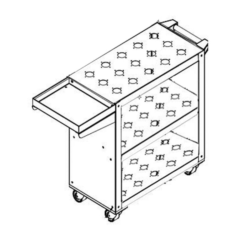 Kệ để chuôi dao BT40 3 tầng