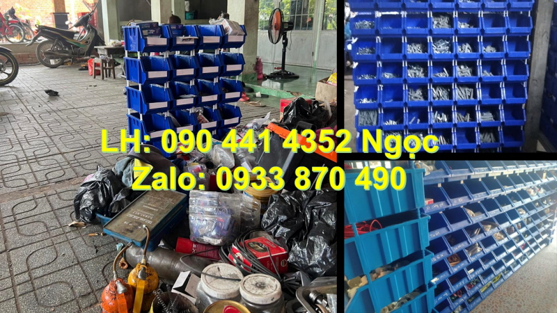 Kệ nhựa đựng phụ tùng xe honda, khay nhựa đựng ngũ kim ốc vít