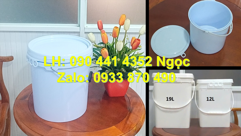 Thùng sơn cao cấp 5 lít – 10 lít – 12 lit – 18 lít – 20 lít – 22 lít TPHCM 