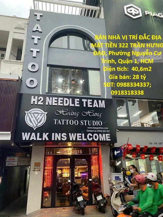 HOT – CHÍNH CHỦ BÁN NHÀ VỊ TRÍ ĐẮC ĐỊA MẶT TIỀN 322 TRẦN HƯNG ĐẠO, Phường Nguyễn Cư Trinh, Quận 1,