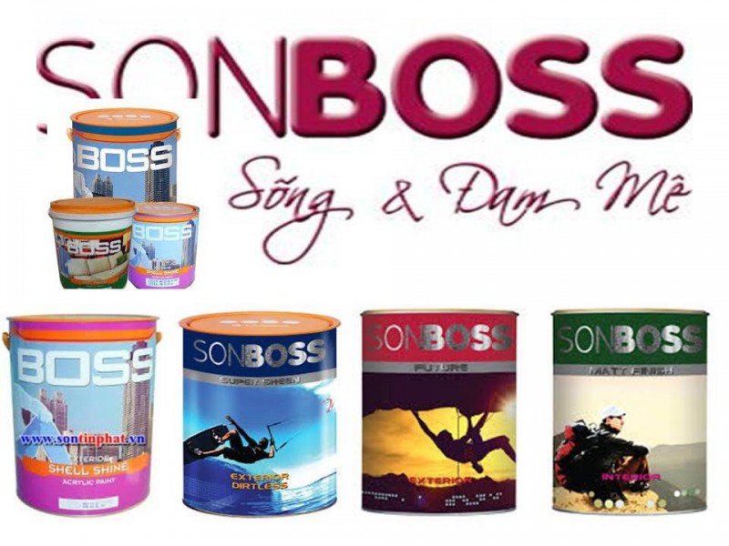 Nhà phân phối sơn nước Boss nội ngoại thất chính hãng giá rẻ tại TPHCM