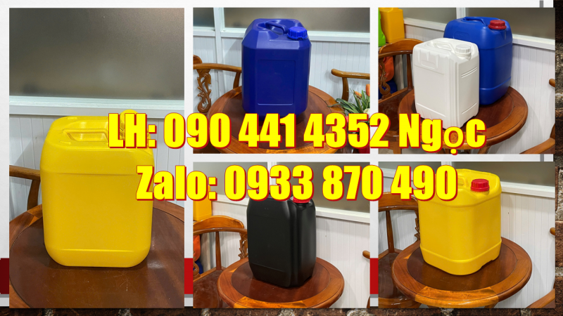 Công ty sản xuất can nhựa 30 lít uy tính TPHCM, can nhựa 30 lít đựng hóa chất 