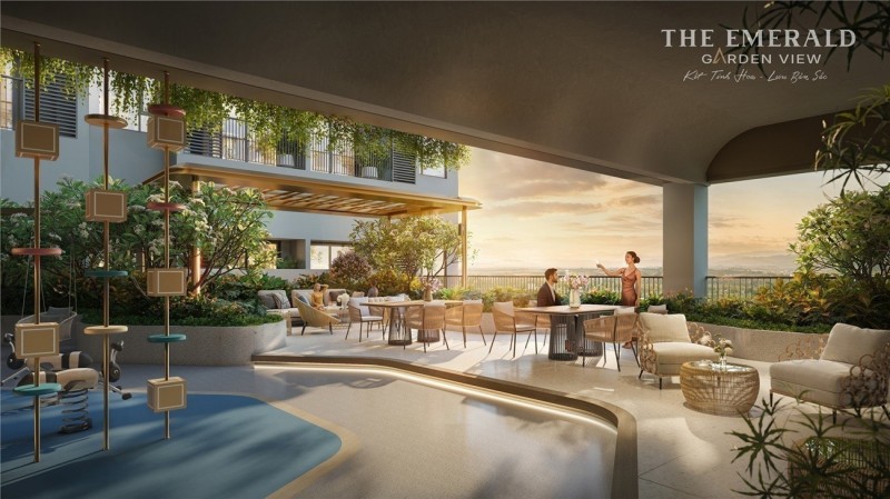 The Emerald Garden View chỉ 35tr/m2  hiện lên như một khu vườn ngọc lục bảo – nơi tâm hồn được chữa