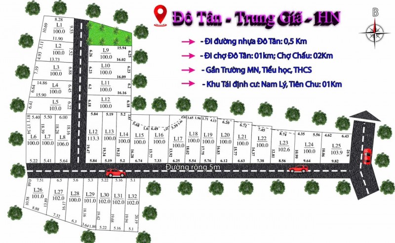 E THỊNH MỞ BÁN NHIÊU LÔ ,GIÁ CHỈ HƠN 700 TR DT 100 M FUN THỔ CƯ , ĐỊA CHỈ TẠI TRUNG GIÃ TP HÀ NỘI ,