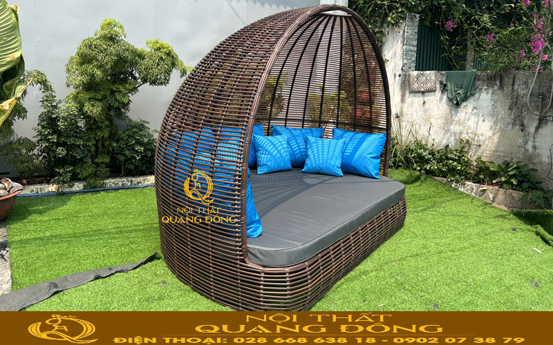 Giường tắm nắng giả mây 