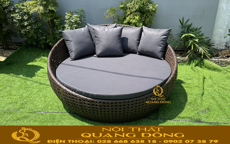Giường tắm nắng giả mây 