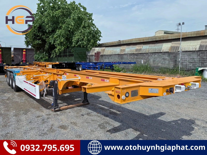 RƠ MOOC CỔ CÒ 45 FEET XINHONGDONG MẪU MỚI 2026 DÀI 14m3