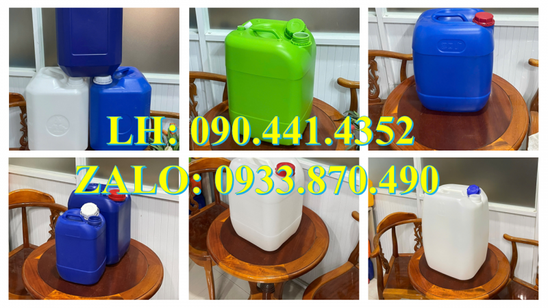 SX can nhựa 30 lít đựng dầu thực vật, can nhựa 25 lít chống ọc, can nhựa 20 lít chống trượt 