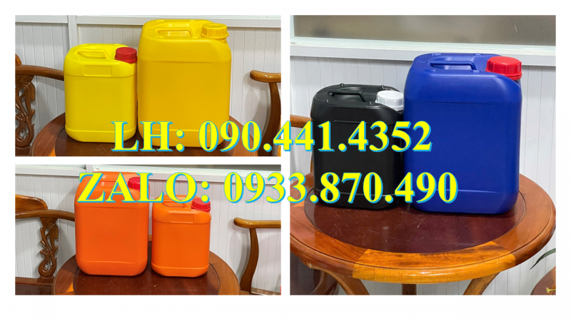 SX can nhựa 30 lít đựng dầu thực vật, can nhựa 25 lít chống ọc, can nhựa 20 lít chống trượt 