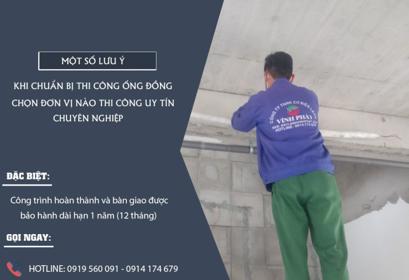 Việc đi ống đồng máy lạnh âm tường đảm bảo hoạt động hiệu quả và linh hoạt