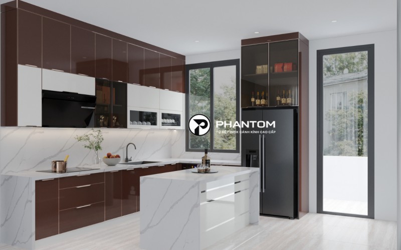 Báo Giá Tủ Bếp Inox Cánh Kính Tại Hải Phòng: Sang Trọng, Bền Bỉ Theo Thời Gian